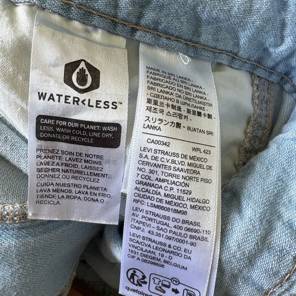 Levi's HERITAGE SHORT SLEEVE ROMPER XS - Picture 9 of 10